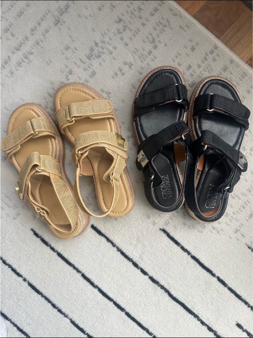 Crown Vintage Sandals - Two Pairs 7.5 size